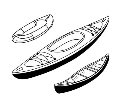 Paddleboard SVG, Paddle Board Vector Silhouette, Kayaks, Canoe, and Paddle Stock Illustration