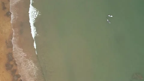 PaddleBoards From Above Stock Footage 171869590