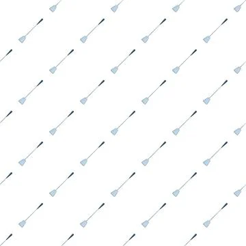 Paddles seamless pattern on white background Illustrazione stock