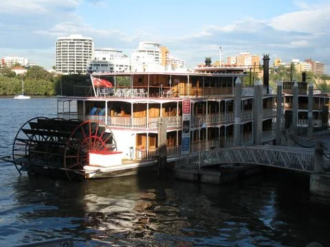 Paddlesteamer Foto stock