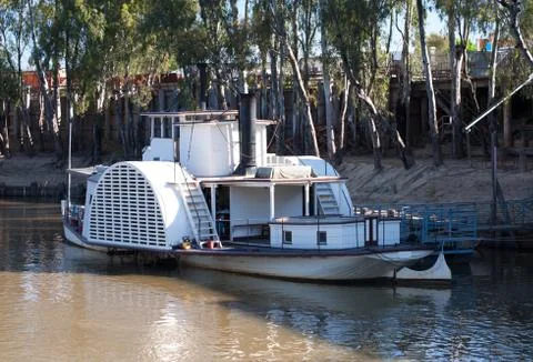 Paddlewheeler Foto stock