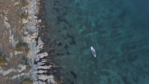 Paddling Along Stock Footage 117490840