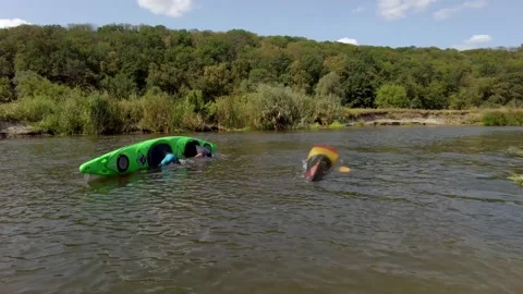 Paddling tricks concept Stock Footage 227677103