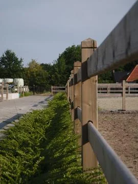 Paddock fence Stock-Fotos