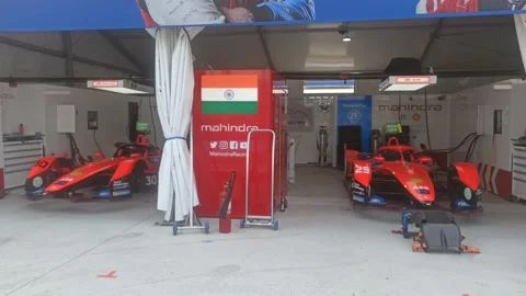 PADDOCK OF FORMULA E IN JAKARTA Stock Footage 212675588
