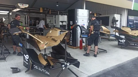 PADDOCK OF FORMULA E IN JAKARTA, INDONESIA Stock Footage 212675579