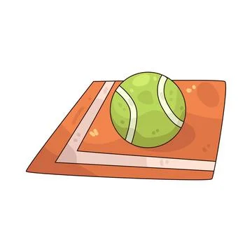 Padel Ball In illustration Stock Illustration