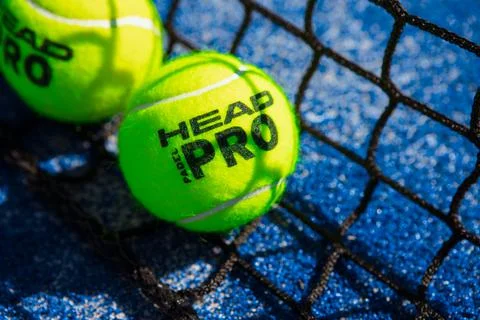Padel Balls Stock Photos