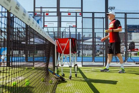Padel Coach Stock Photos
