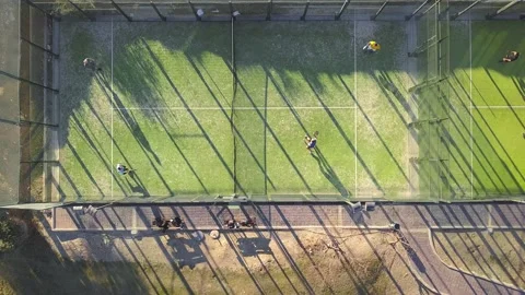 Padel Match Outdoors Stock Footage 170020959