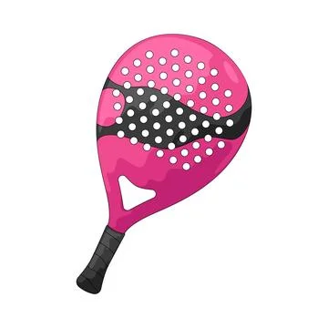 Padel racket illustration Stock Illustration