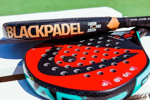 Padel Racquets Stock Photos