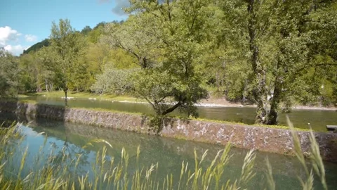 The Paderno Canal. Stock Footage 153719499