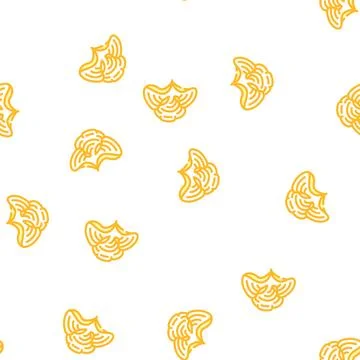 Padina seaweed vector seamless pattern Illustrazione stock