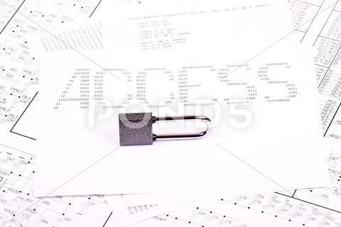 Padlock and inscription access Stock Photos