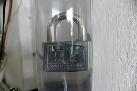 Padlock – Close-up Shot Stock Photos