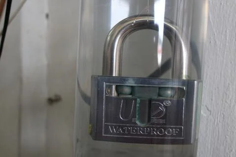 Padlock – Close-up Shot Foto stock