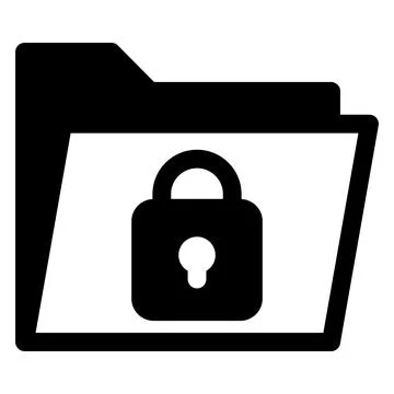 Padlock glyph icon vector illustration isolated on white background Stock Illustration