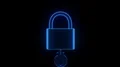 Padlock hologram unlock lock key security safety protection hack password 4k 4k or 4k+ Resolution