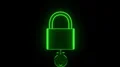 Padlock hologram unlock lock key security safety protection hack password 4k 4k or 4k+ Resolution