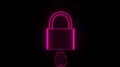 Padlock hologram unlock lock key security safety protection hack password 4k 4k or 4k+ Resolution