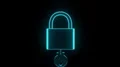 Padlock hologram unlock lock key security safety protection hack password 4k 4k or 4k+ Resolution
