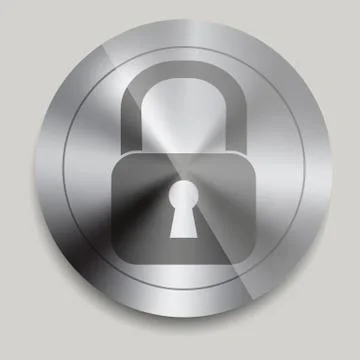 Padlock icon Stock Illustration