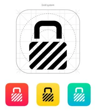 Padlock icon Illustration