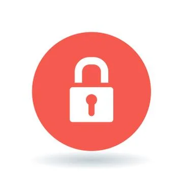 Padlock icon Stock Illustration