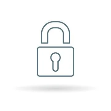 Padlock icon Stock Illustration