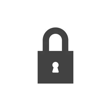 Padlock icon Stock Illustration
