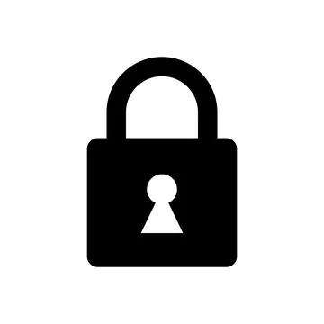 Padlock icon Stock Illustration