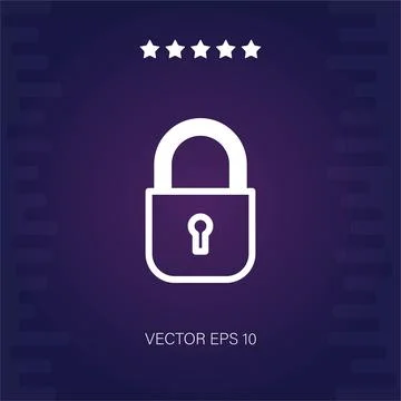 Padlock  icon Stock Illustration
