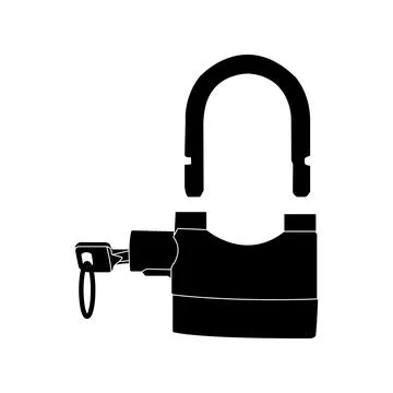 Padlock icon Stock Illustration