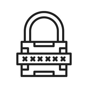 Padlock Icon Image. Illustrazione stock