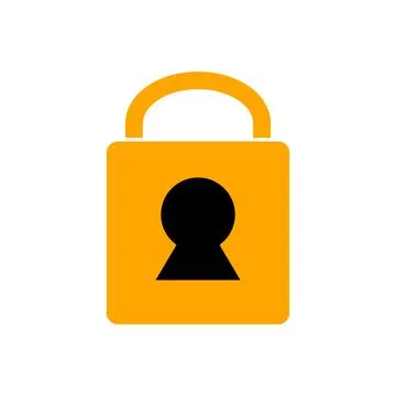 Padlock icon. Lock. Security. Vector. 库存插图