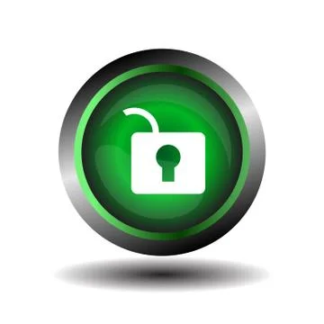 Padlock icon vector Stock Illustration