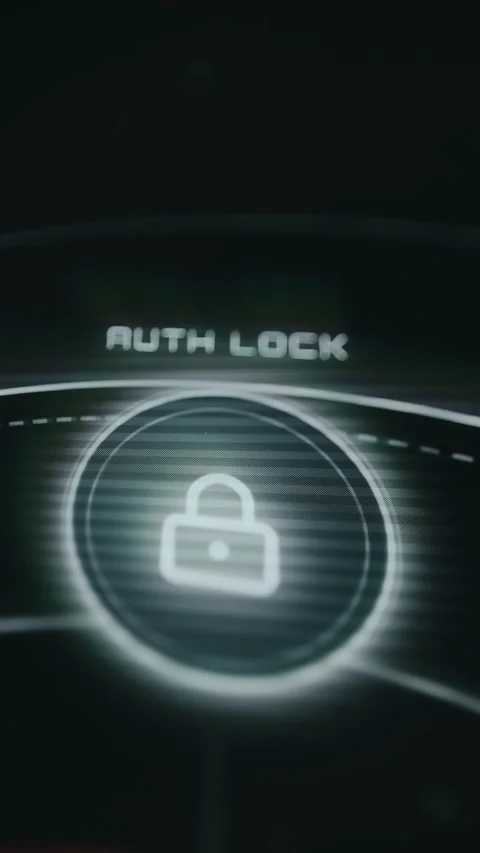 Padlock icon with words Authorization Lock Stock Footage 333822930