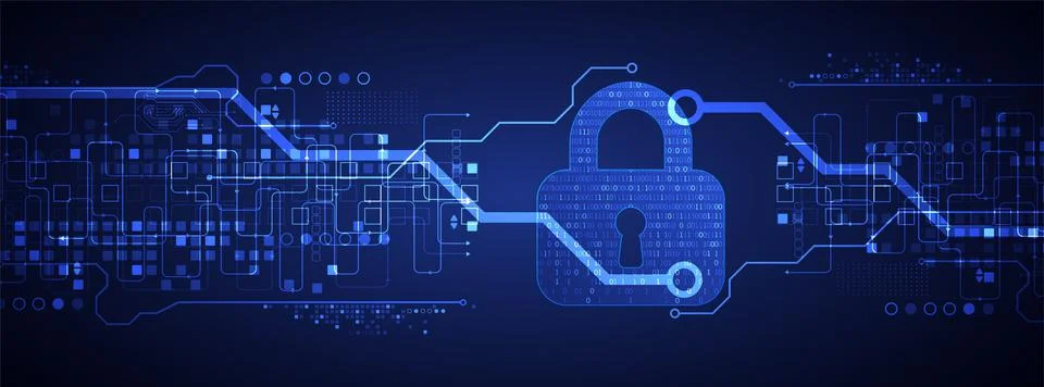 Padlock icon.Ppersonal data security Illustrates cyber data or information pr 스톡 일러스트