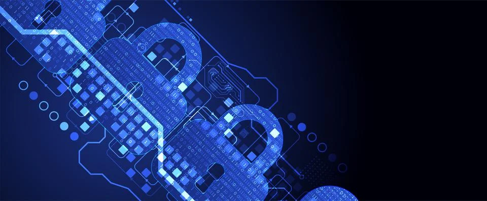 Padlock icon.Ppersonal data security Illustrates cyber data or information pr イラスト素材