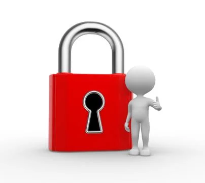 Padlock Stock Illustration