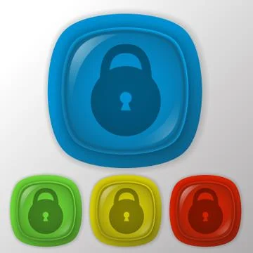 Padlock Stock Illustration