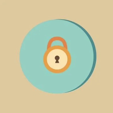 Padlock Stock Illustration