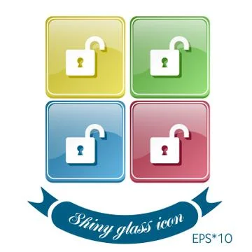 Padlock Stock Illustration