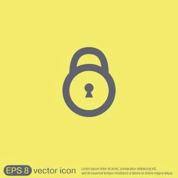 Padlock Stock Illustration