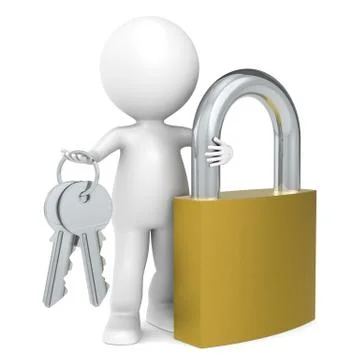 Padlock Stock Illustration