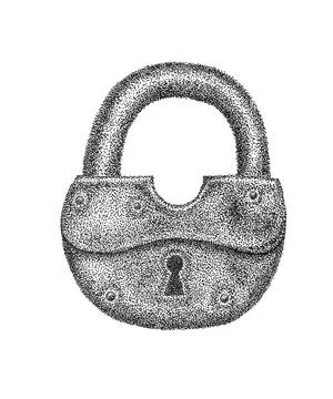 Padlock Ilustración de archivo