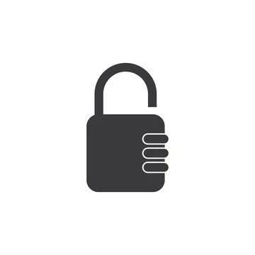 Padlock illustration vector design Stock Illustration