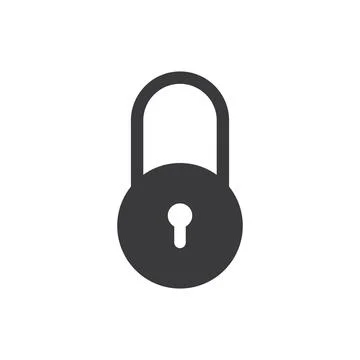 Padlock illustration vector design Stock Illustration