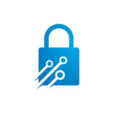 Padlock illustration vector design Stock Illustration